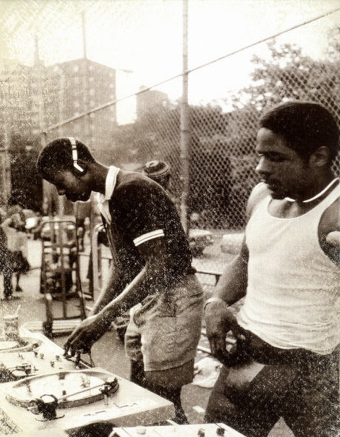 Basketball court street jam